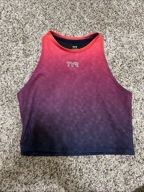 TYR workout crop top